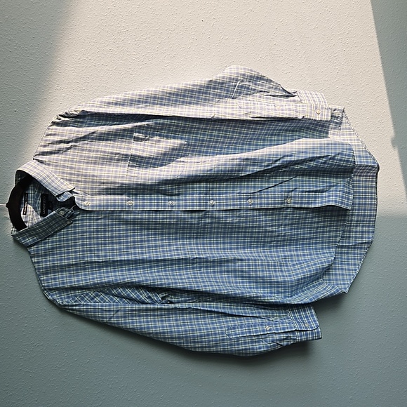 Lands' End No Iron Pinpoint Oxford - Picture 1 of 4